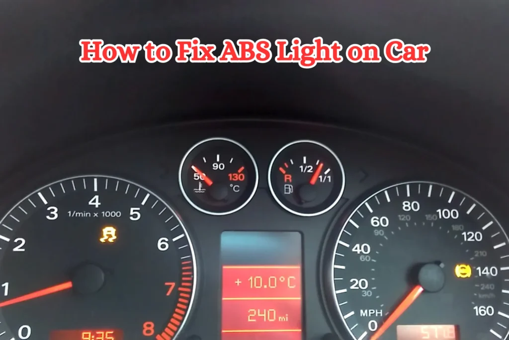 How to Fix ABS Light on Car